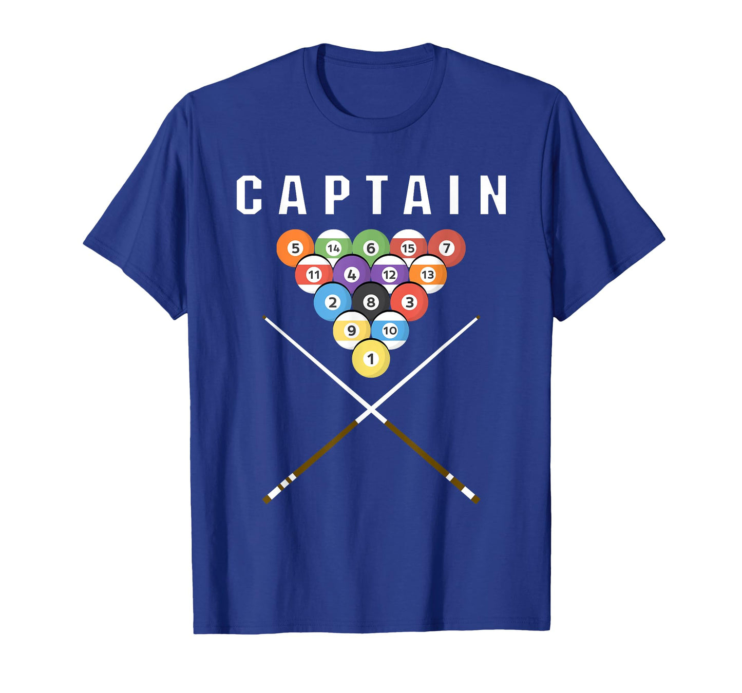 Captain Pool Billiard Team Gift T-Shirt