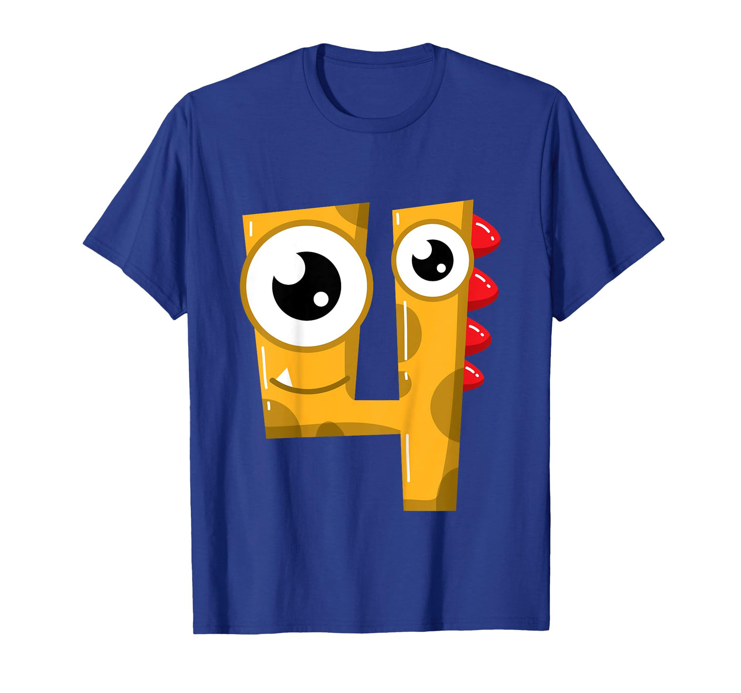 4th Birthday Fun Shirt Gift Funny Little Monster T-Shirt
