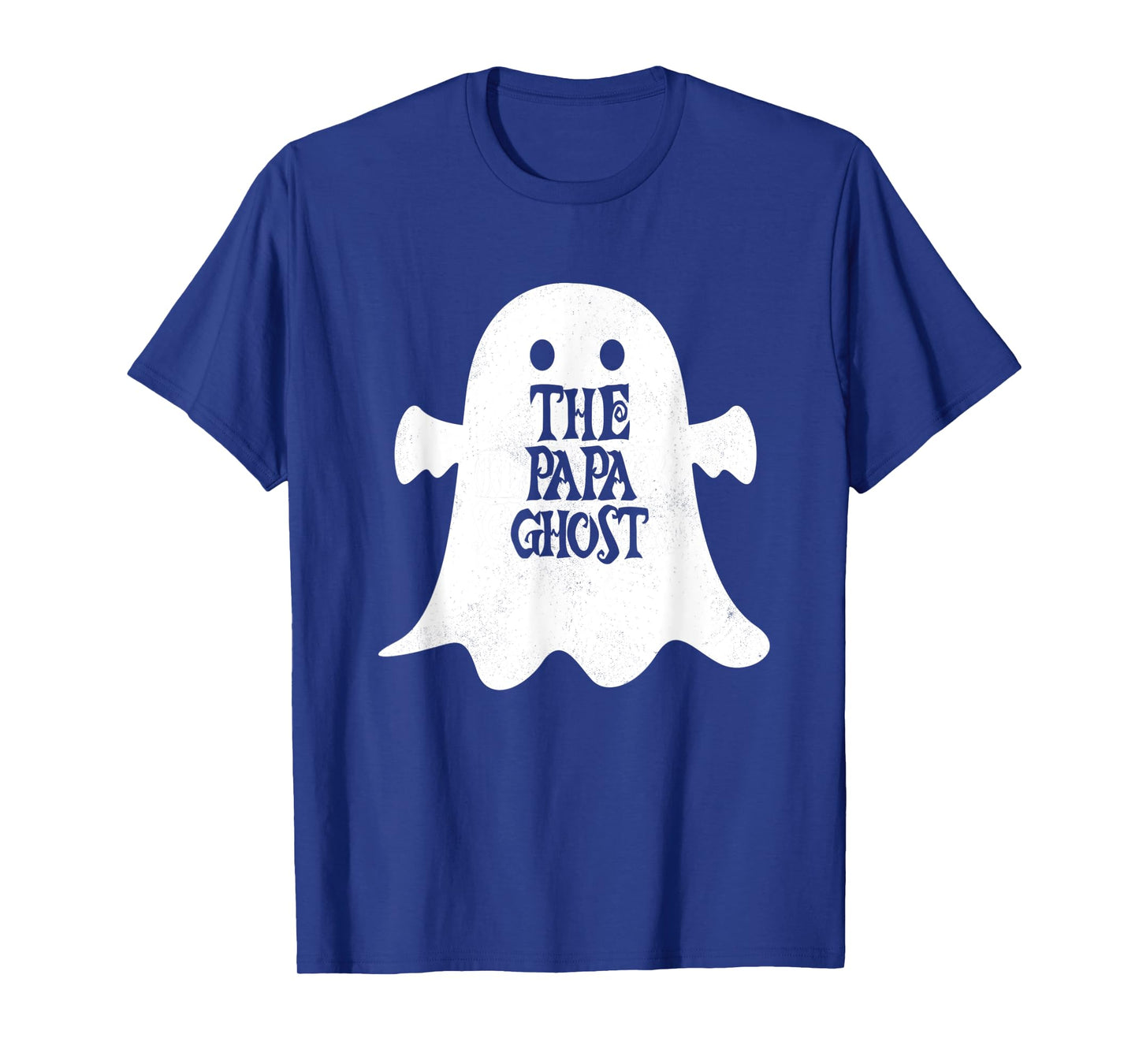 Mens Papa Ghost Matching Family Group Halloween Party T-Shirt