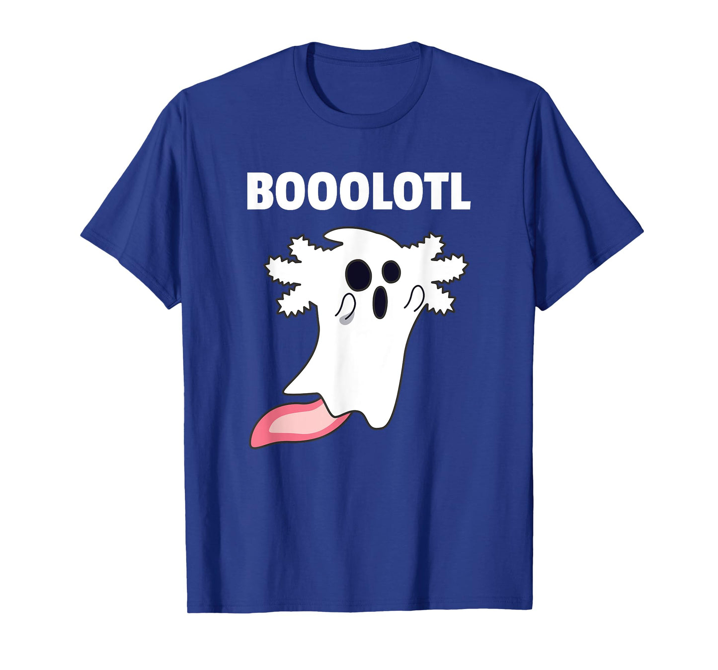 Booolotl - Boo Axolotl Ghost Halloween Kawaii Axolotl T-Shirt