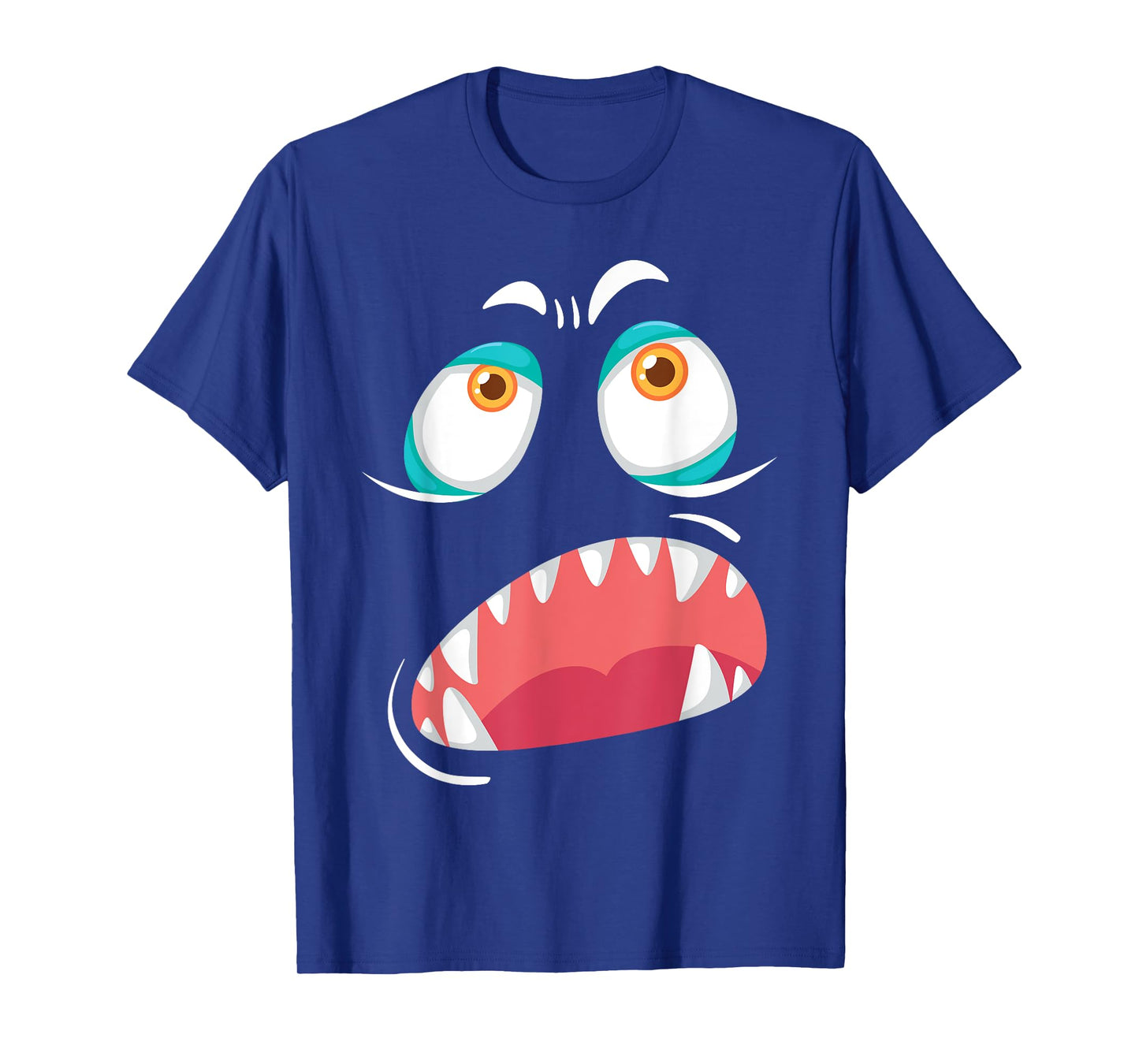Monster Face Lazy DIY Halloween Costume Cute Creeps T-Shirt