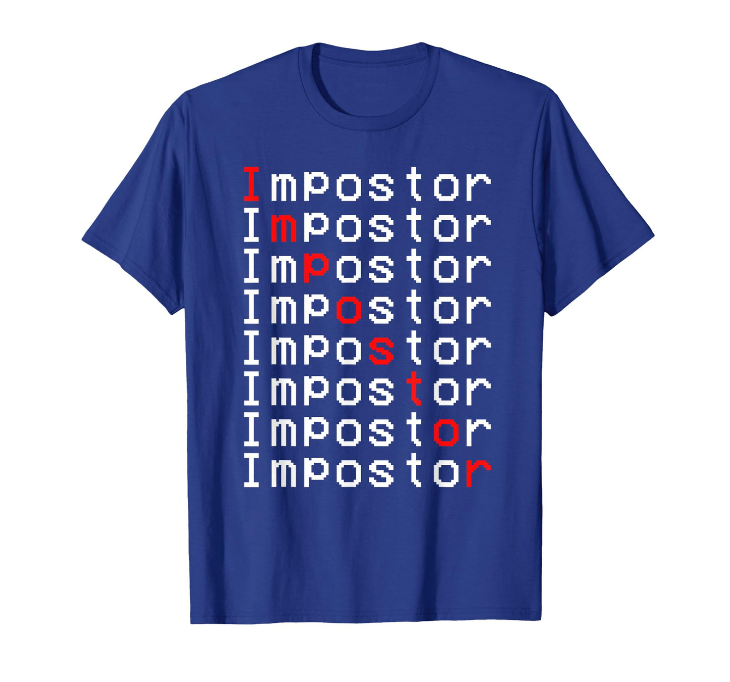Impostor Repeated Gift Video Gamer Shirt Impostor Kinda Sus T-Shirt