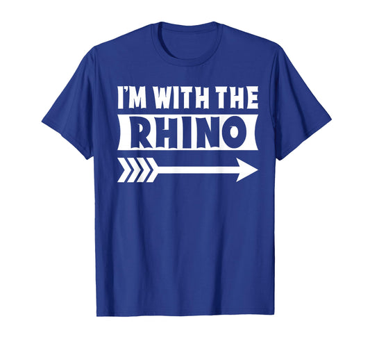 I'm With The Rhino Halloween Costume Rhino Halloween T-Shirt