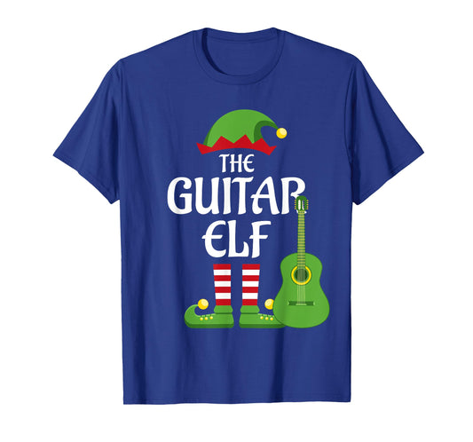 Guitar Elf Family Matching Group Christmas T-Shirt