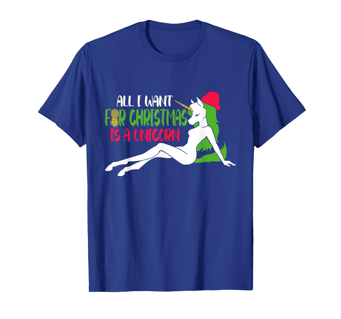 All i want for Christmas is a Unicorn - Christmas Swinger T-Shirt