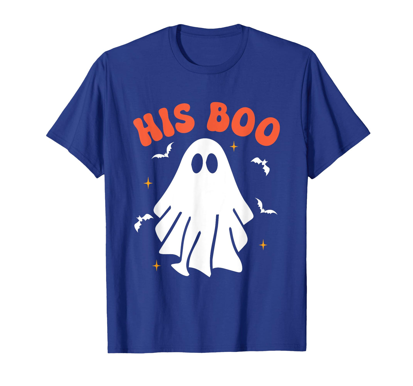 Her Boo & His Boo Funny Matching Halloween Pajama Couples T-Shirt