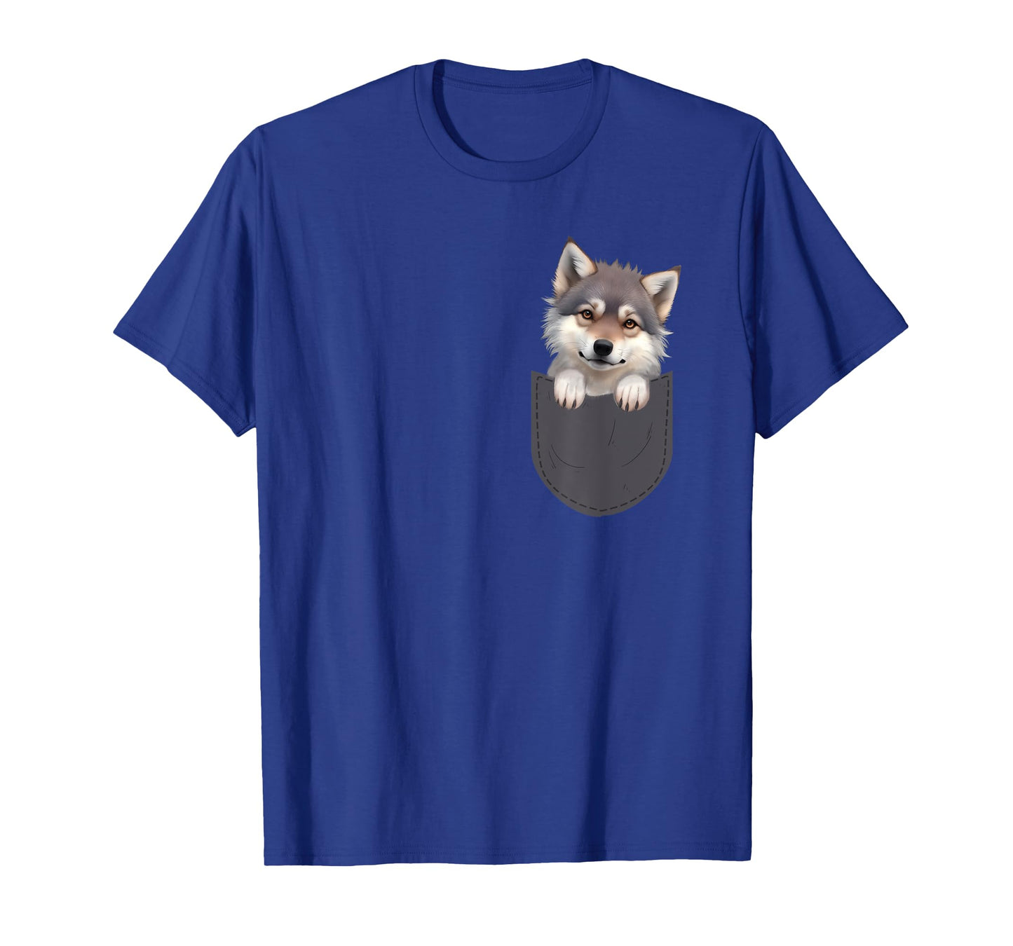 Wolf In Pocket - Wildlife Animal Lover T-Shirt