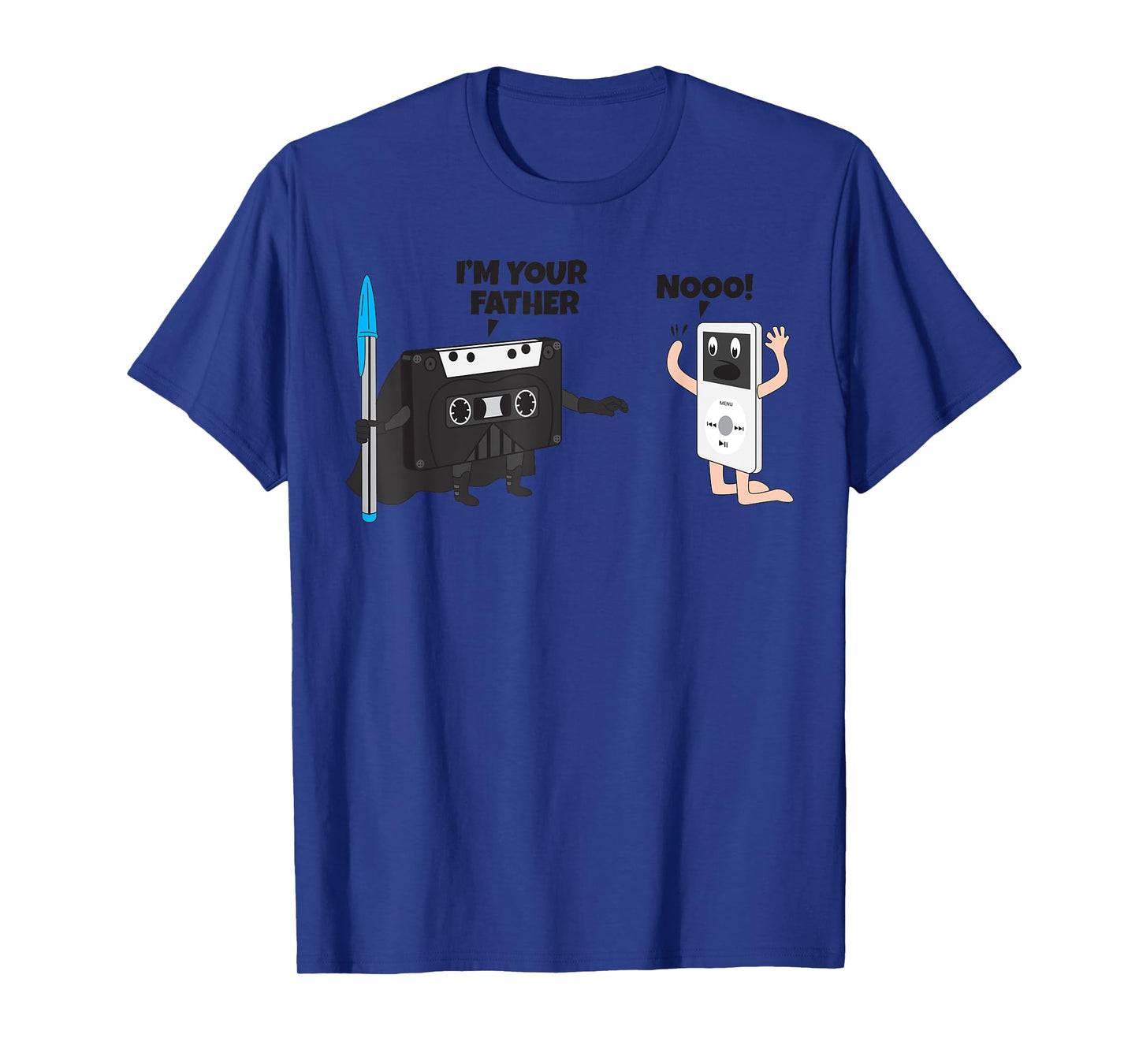 Cassette Tape I am your father Novelty Graphic T-shirt T-Shirt