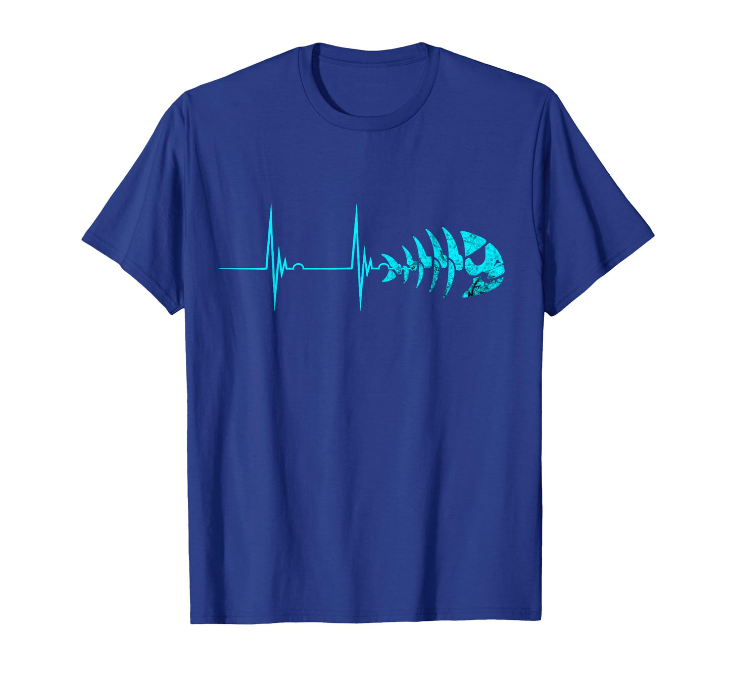 Pirate Fish Heartbeat ECG Pulse FSM Spaghetti Monster T-Shirt