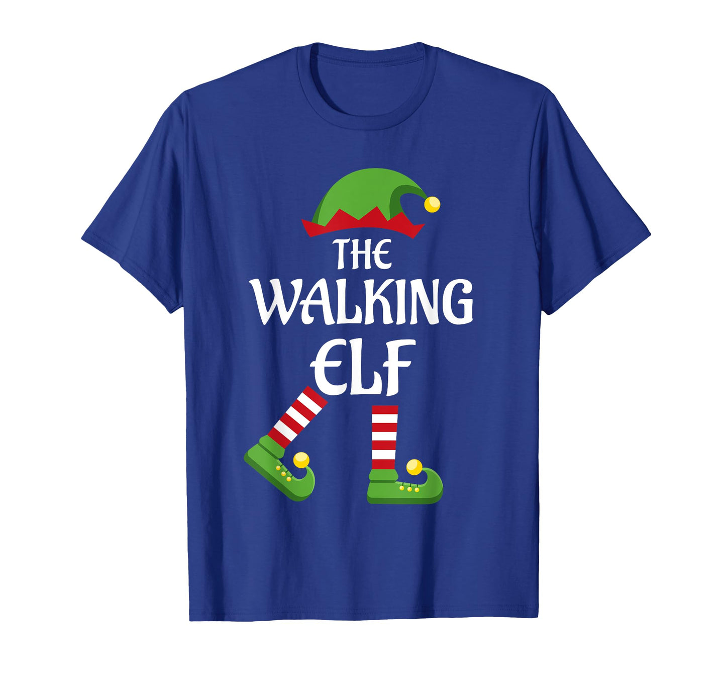 Walking Elf Family Matching Group Christmas T-Shirt