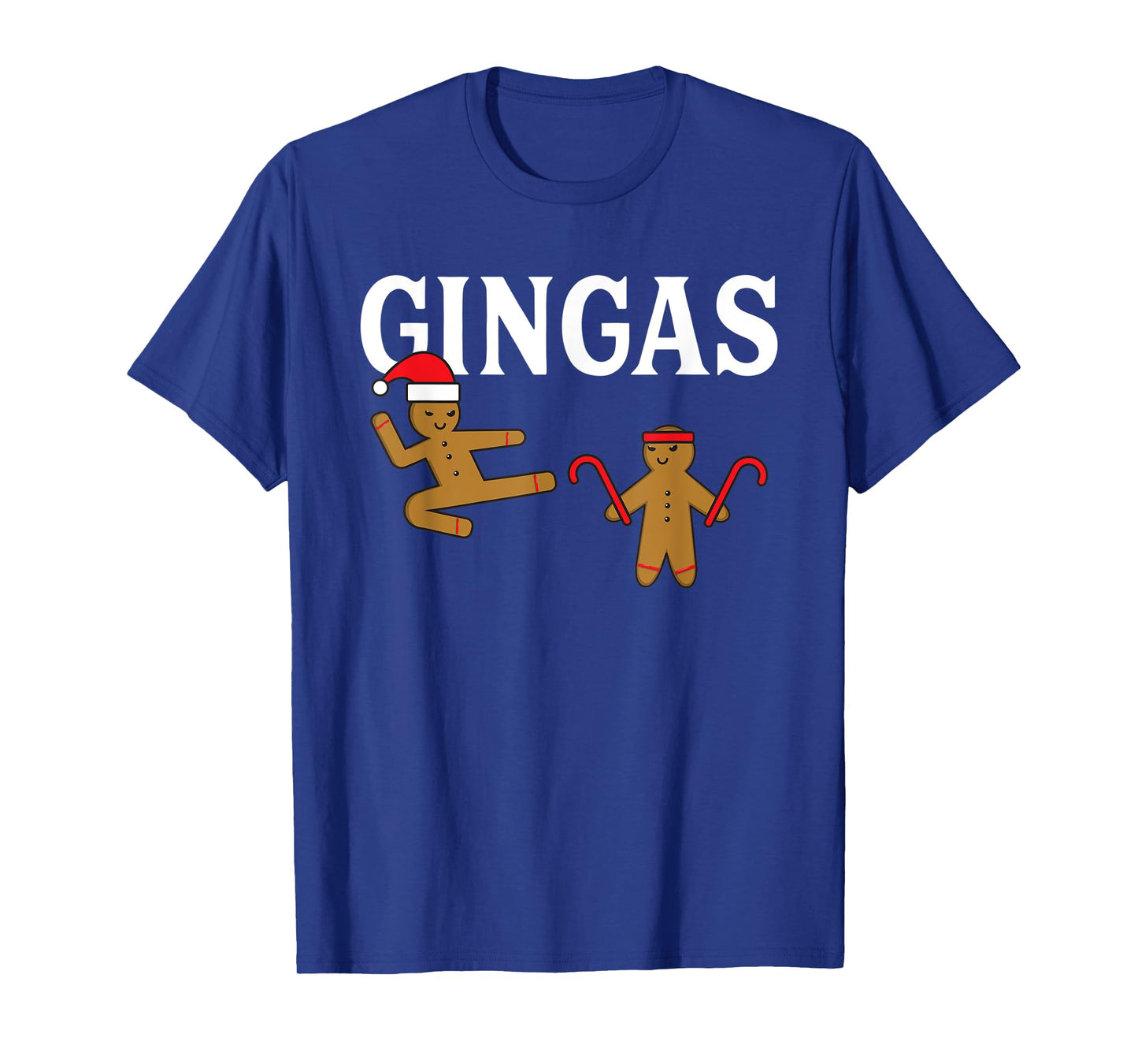 Gingas Ninja Gingerbread Ginger Men Karate Christmas Funny T-Shirt