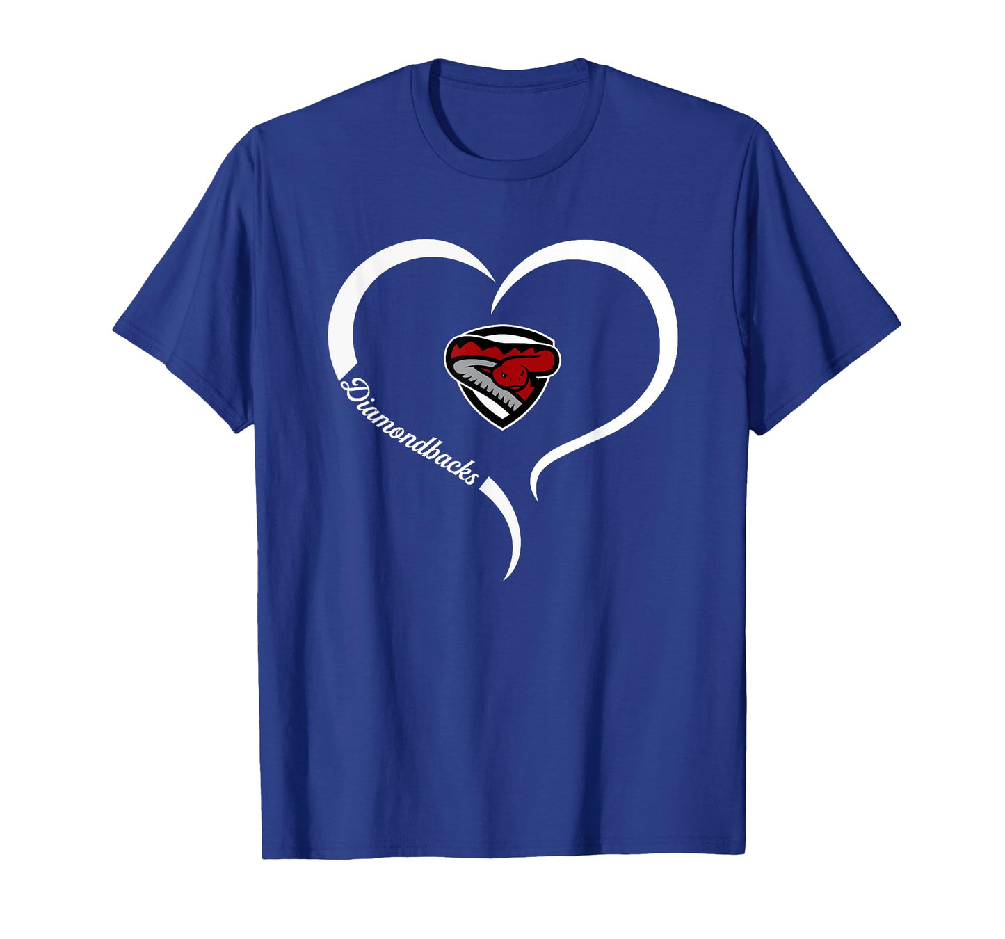 Desert Oasis Diamondbacks Logo Half Heart Slogan HS T-Shirt