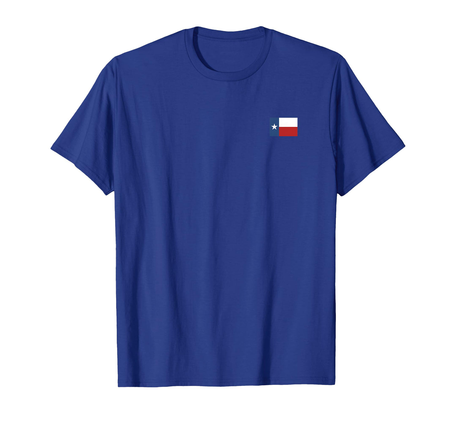 Texas T Shirt Women Men | Left Chest Texas State Flag T-Shirt