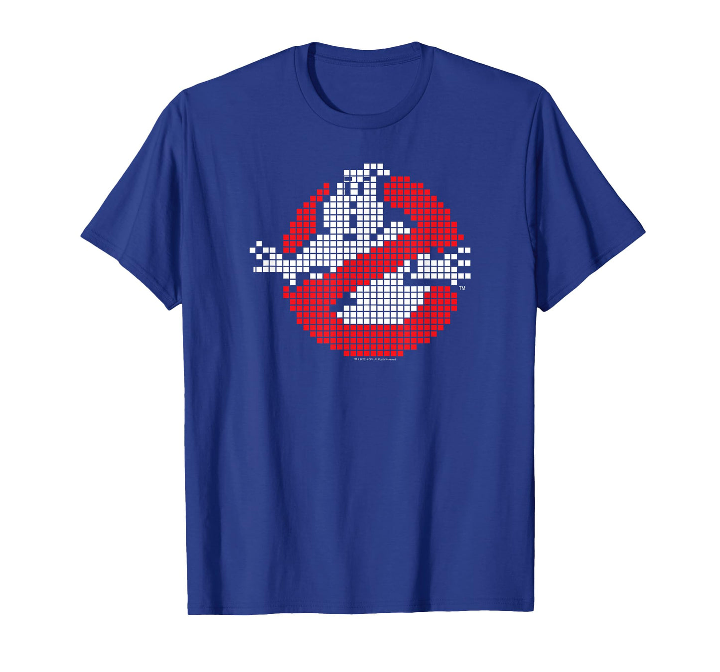 Ghostbusters 8-Bit No Ghost Logo Retro Movie T-Shirt