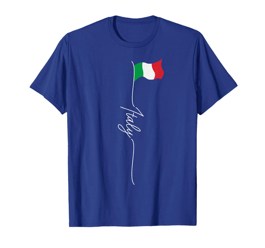 Italy, Bandiera Italiana Italy Flag, Italian Patriotic Flag T-Shirt