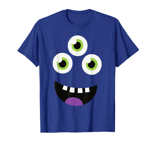 Cute Monster Face Halloween Group Costume Gift Tee T-Shirt
