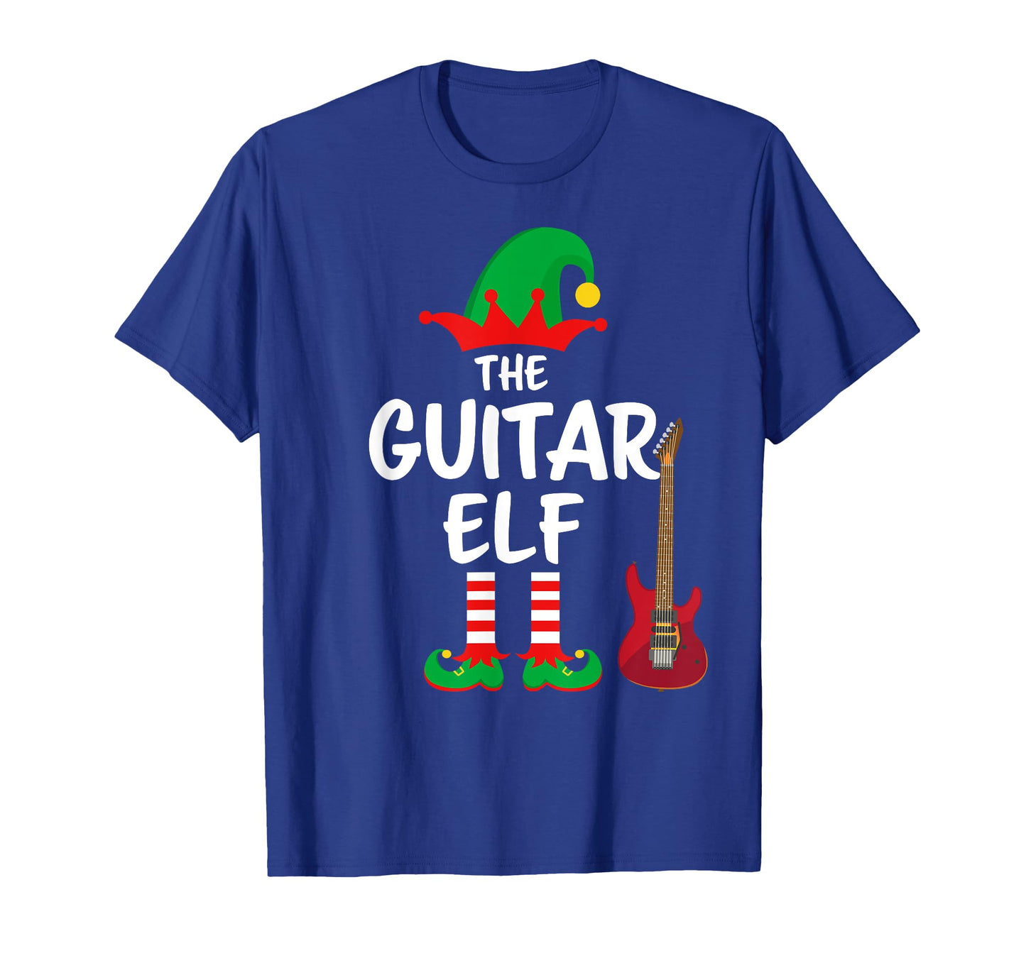 The Guitar Elf Matching Family Christmas T-Shirt