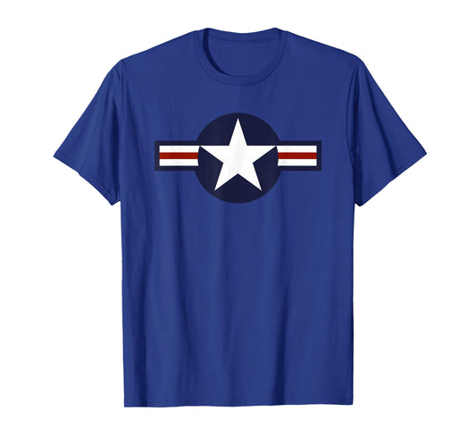 Air Force Roundel US Air Force Army Veteran Military Patriot T-Shirt