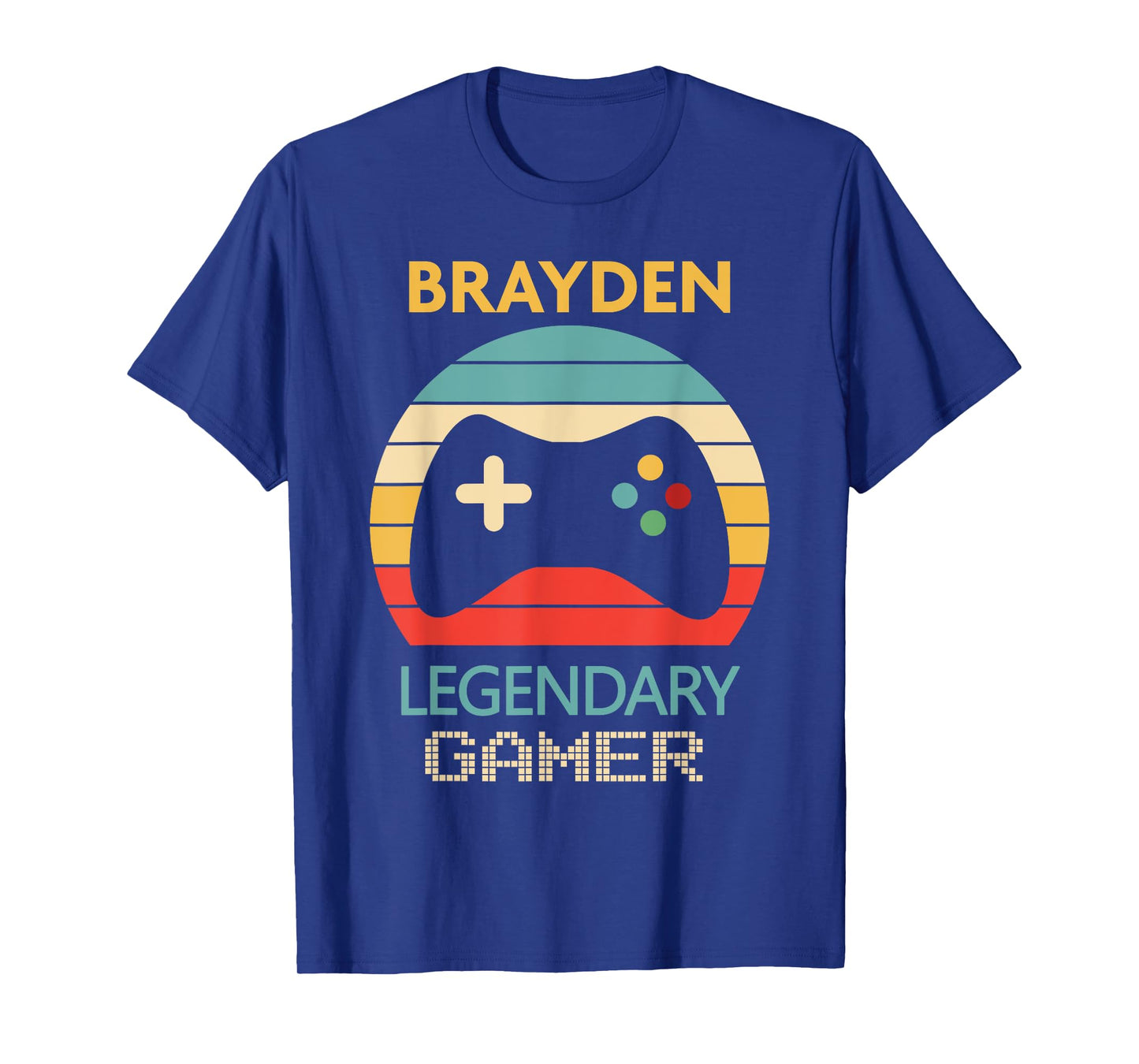 Brayden Name Gift - Personalized Legendary Gamer T-Shirt