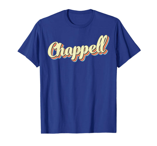 Chappell TShirt Retro Art Baseball Font Vintage T-Shirt