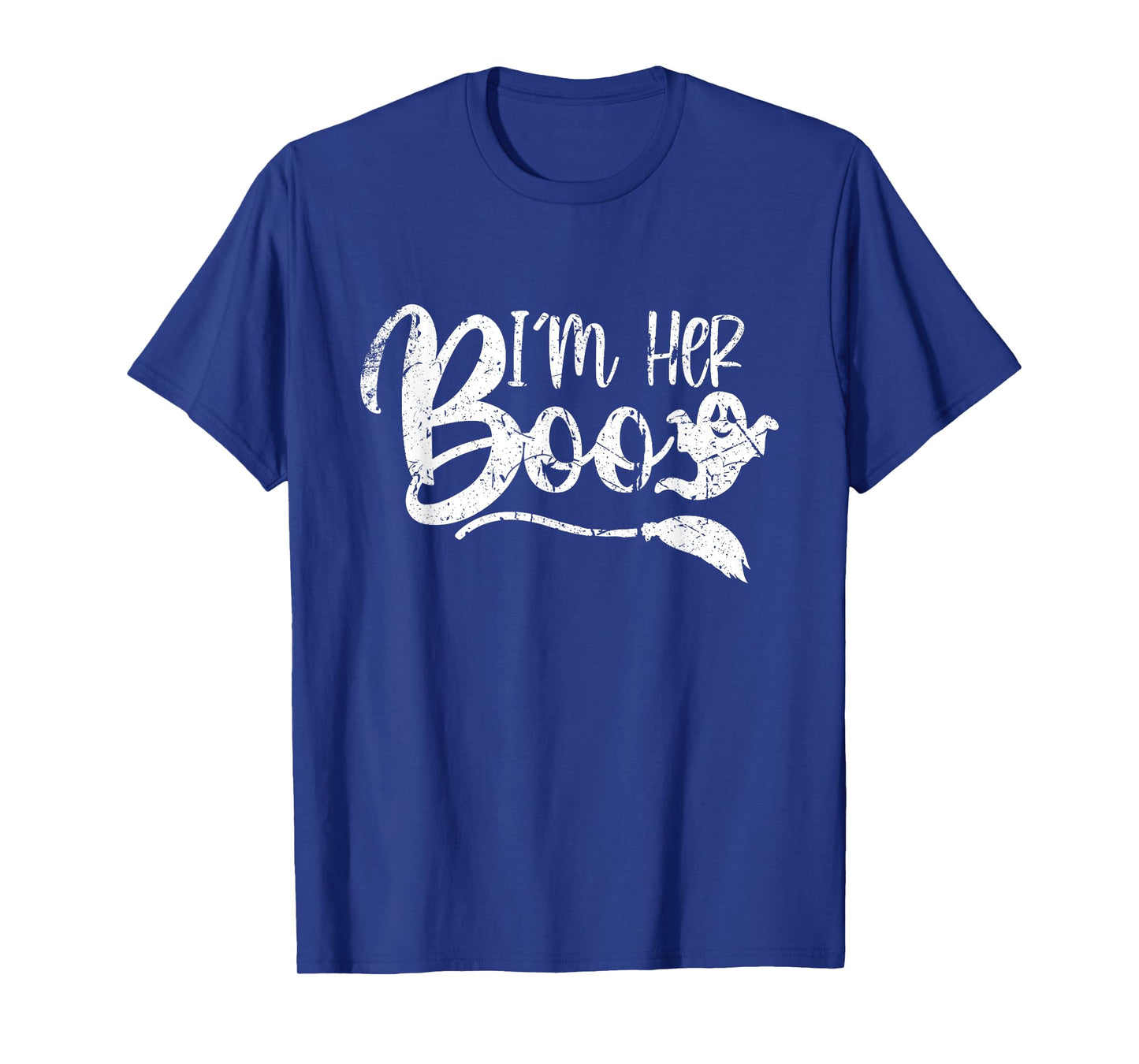 Vintage I'm Her Boo Funny Matching Couples Halloween T-Shirt