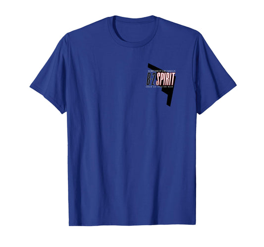 B-2 Spirit Stealth Bomber Military T-Shirt 2 Sided T-Shirt
