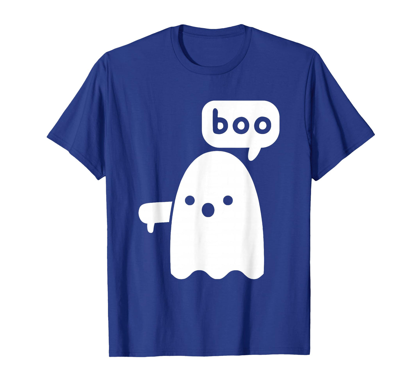 Thumbs Down Ghost Screaming Boo Disapproval Ghost halloween T-Shirt