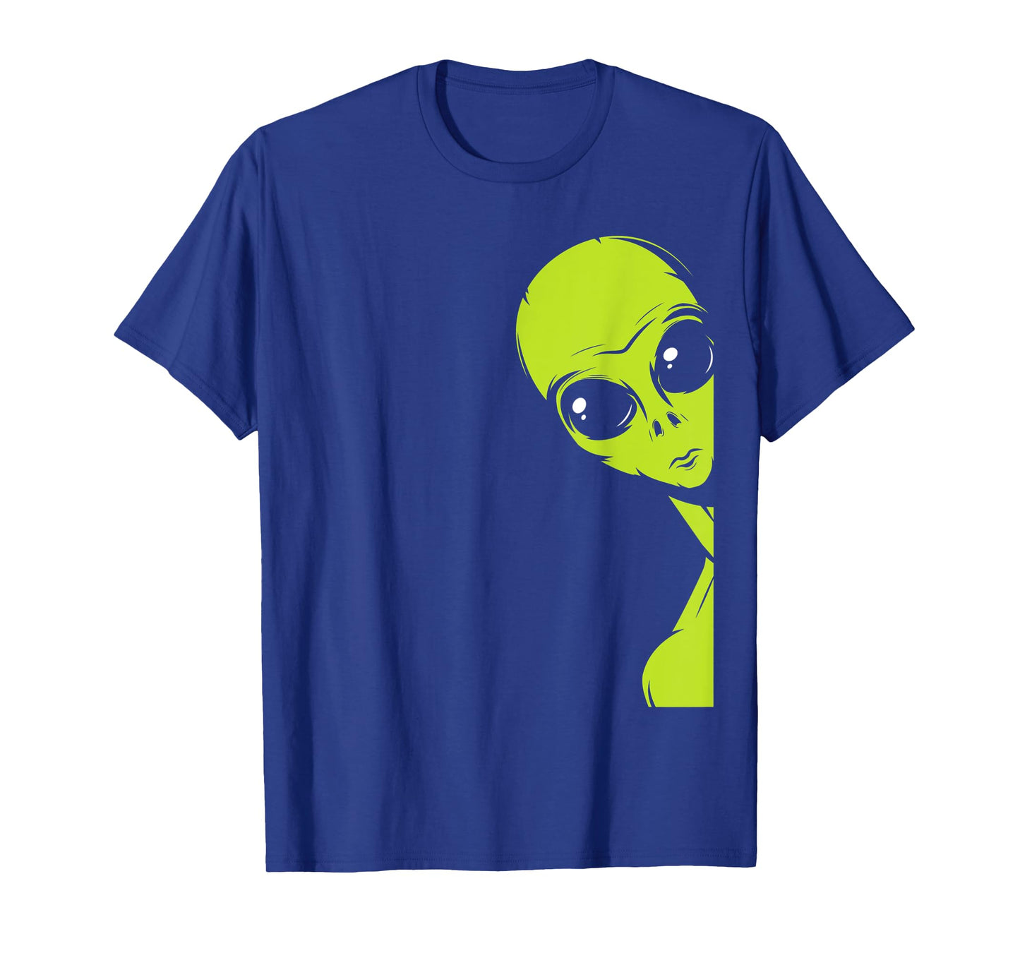 Funny Alien Peeking Alien Believer T-Shirt