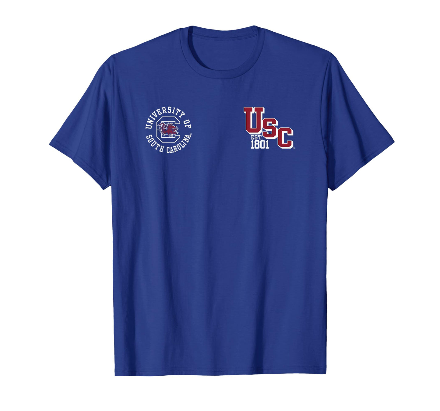 South Carolina Gamecocks Front/Back Retro Black T-Shirt