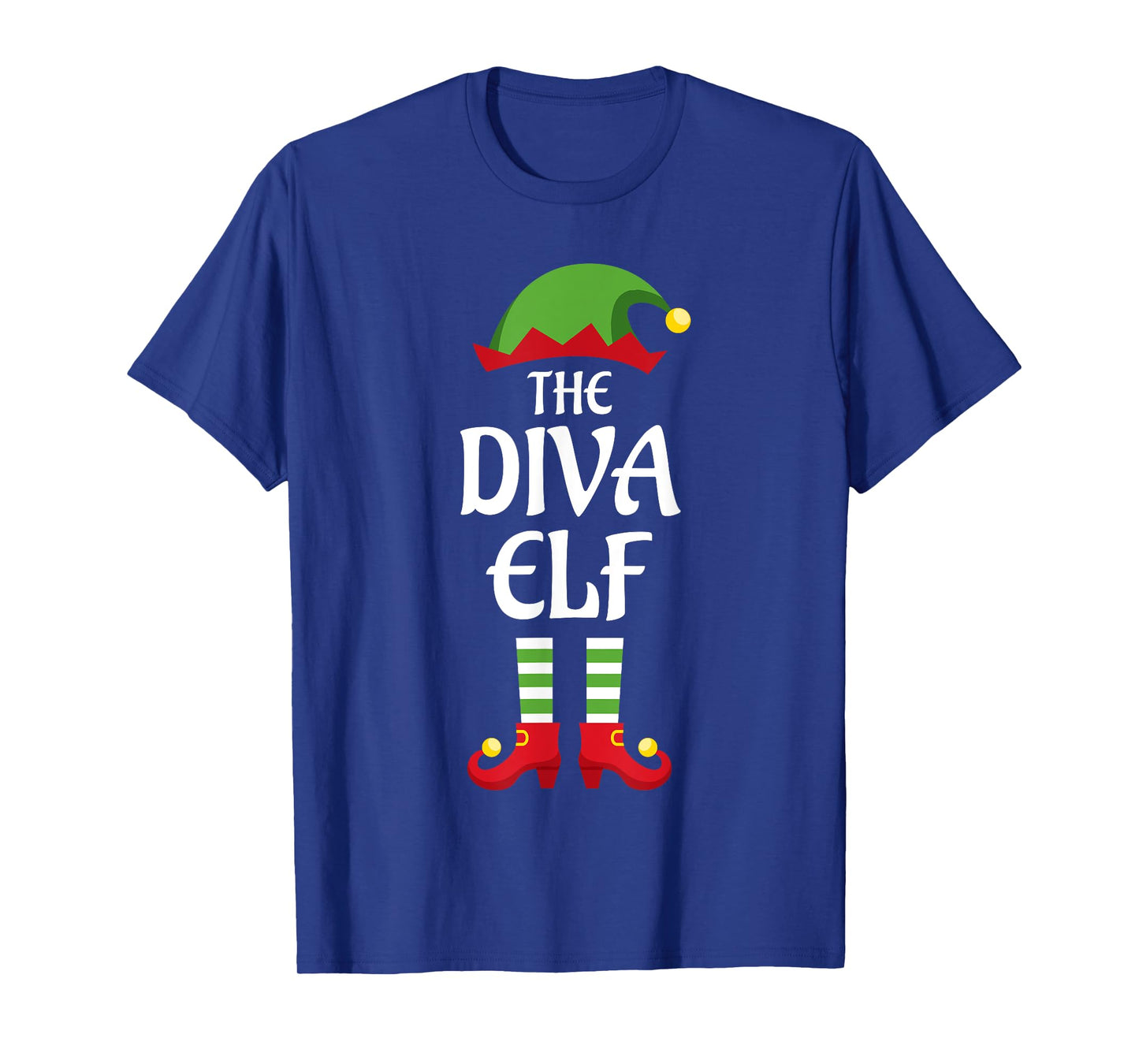 Diva Elf Family Matching Group Christmas Mom T-Shirt