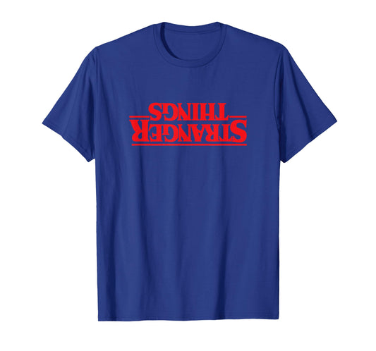 Stranger Things Red Upside Down Title Logo T-Shirt