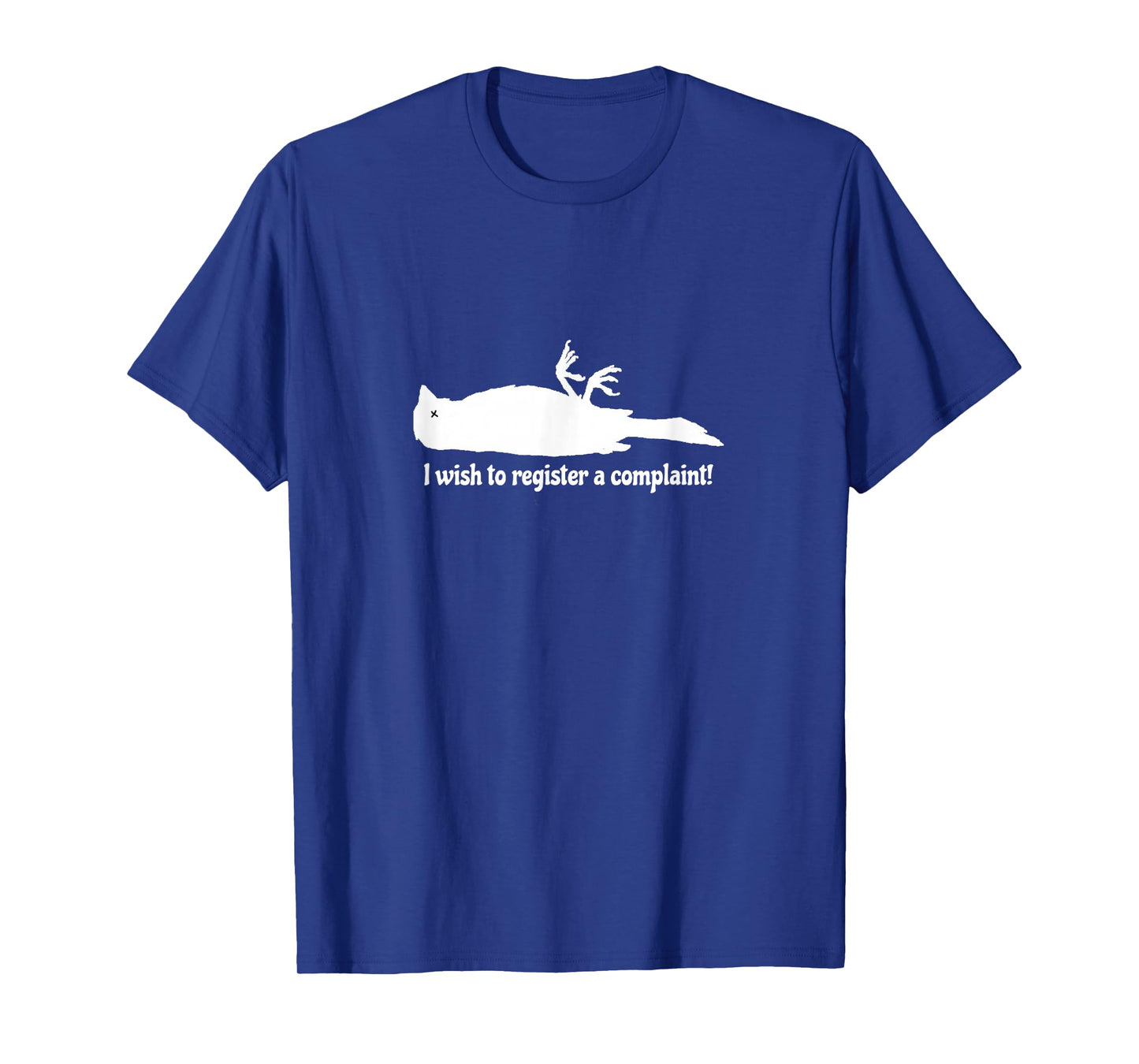 Something Else Men's Dead Parrot Funny Comedy Complaint T-Shirt - Black, Short Sleeve, Small