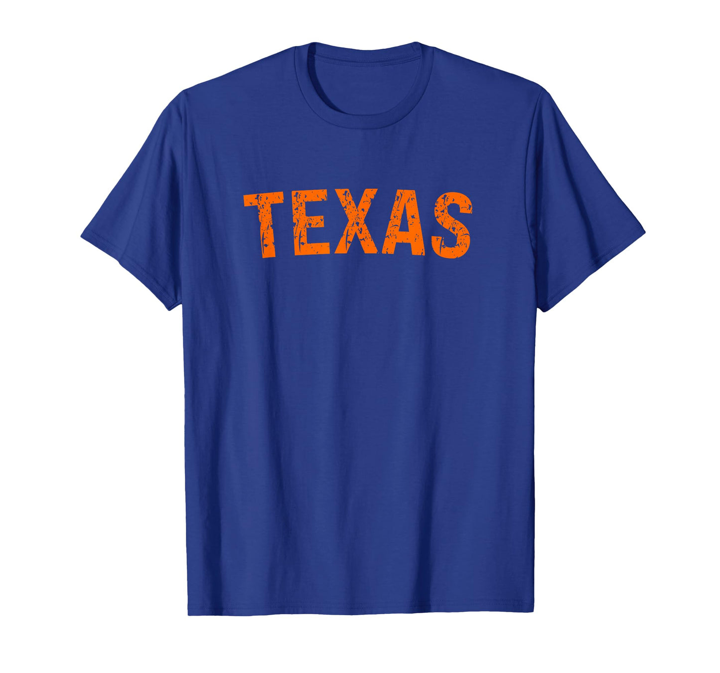 Vintage Texas Mens Texas Womens Orange Retro T-Shirt