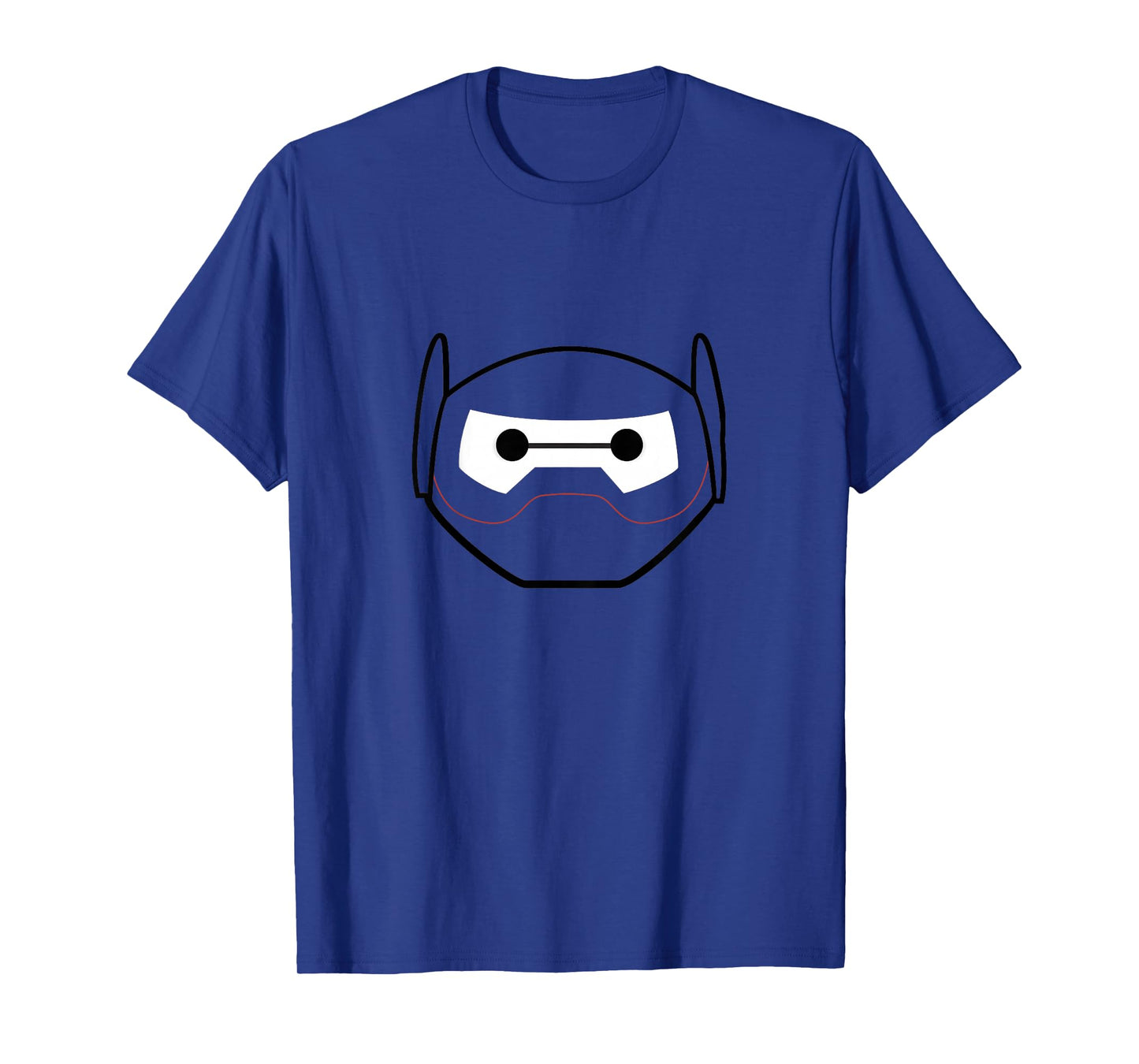 Kids Disney Big Hero 6 Baymax Big Face Armor Helmet Logo Youth T-Shirt