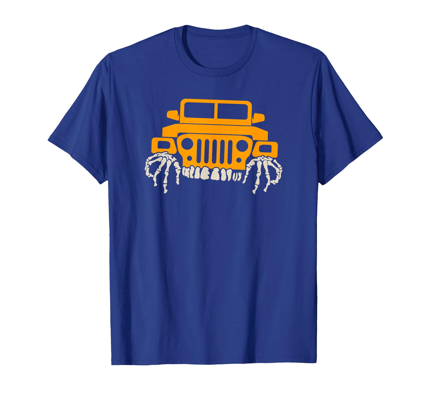 Spooky Skeleton 4x4 Offroad Vehicle Halloween T-Shirt