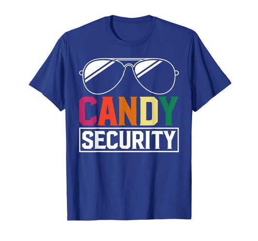 Candy Security Halloween Guard Funny Party Costume T-Shirt