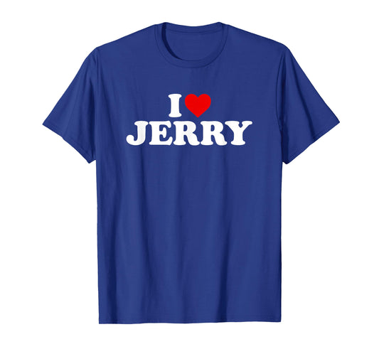 I Love Jerry - Heart T-Shirt