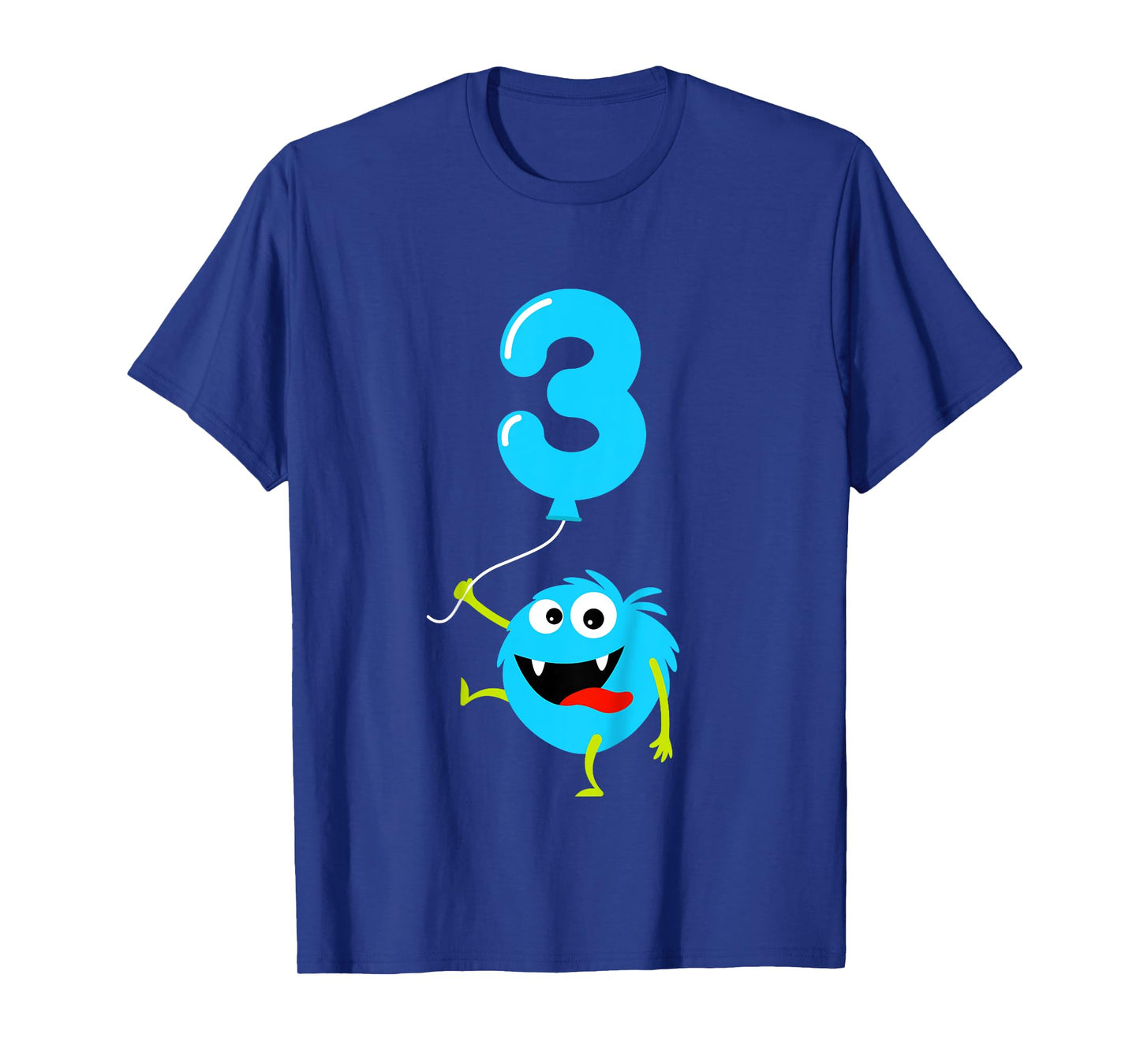 Kids 3rd Birthday Cute Monster Gift Shirt For 3 Year Old Boys T-Shirt