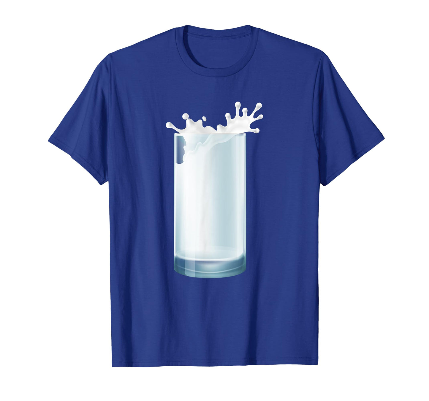 Glass of Milk Couple Matching Halloween Party DIY Costume T-Shirt