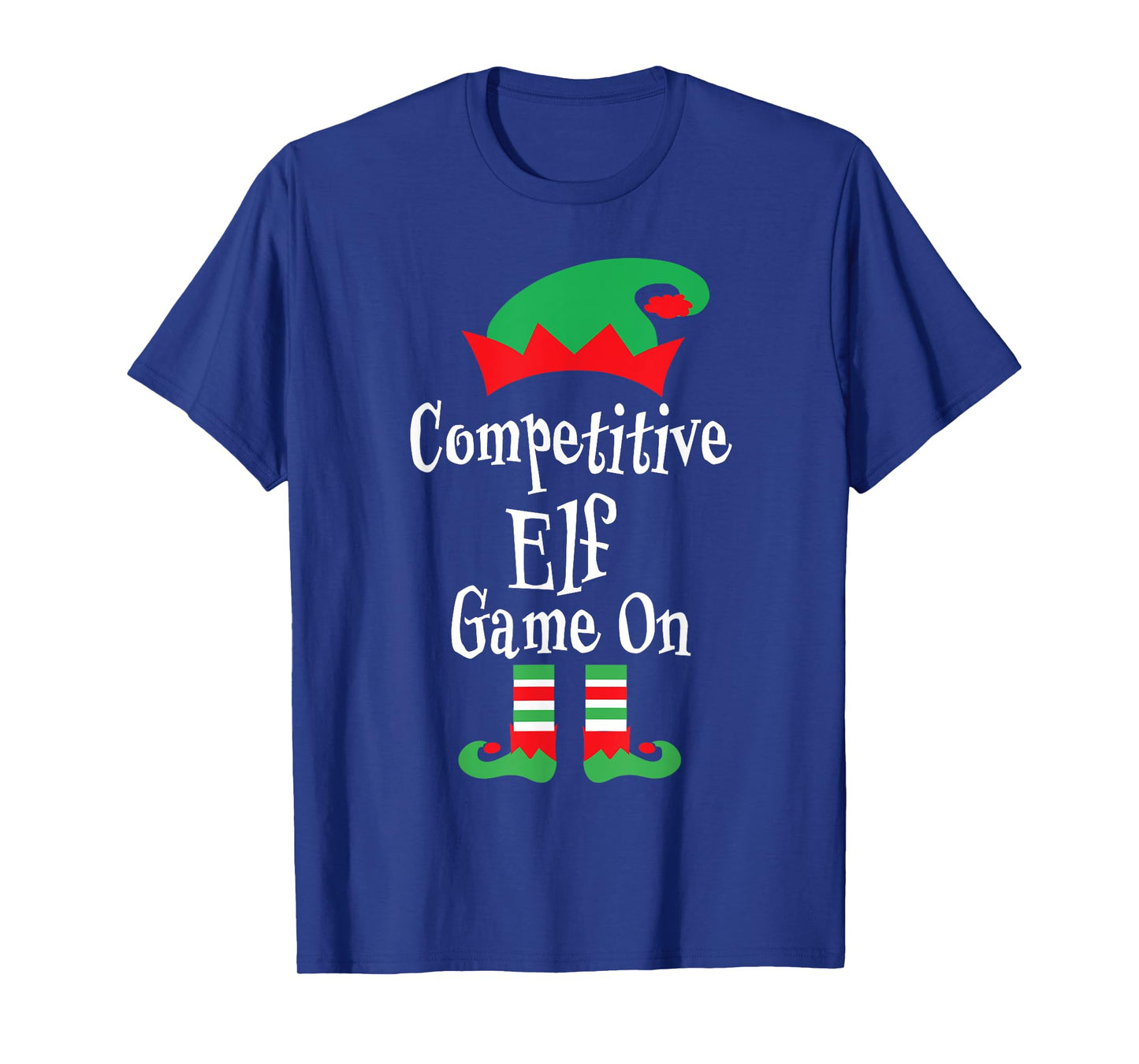 Fun Competitive Elf Game On Christmas Family Matching Group T-Shirt