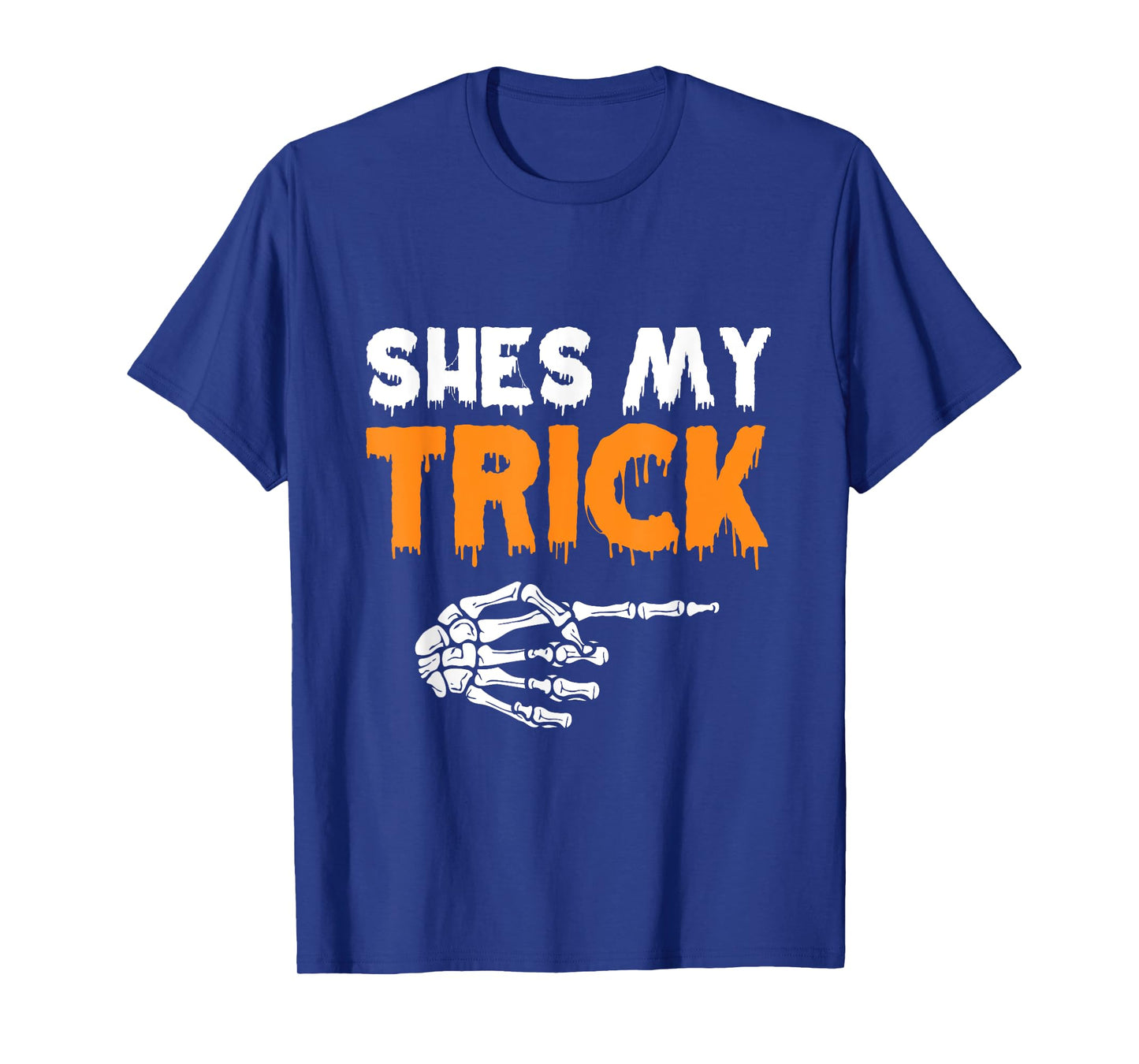 Funny She's My Trick He's My Treat Halloween Costume Hers T-Shirt