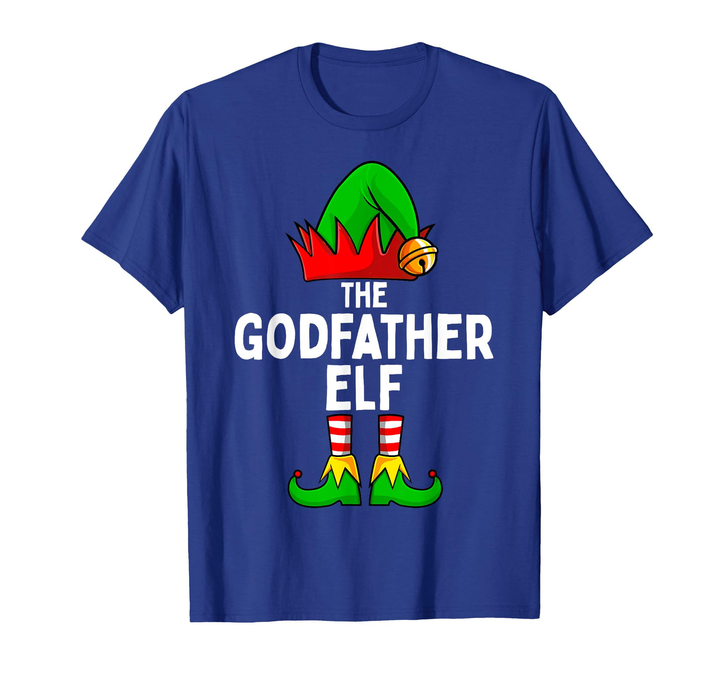 Godfather Elf Matching Family Christmas Men T-Shirt
