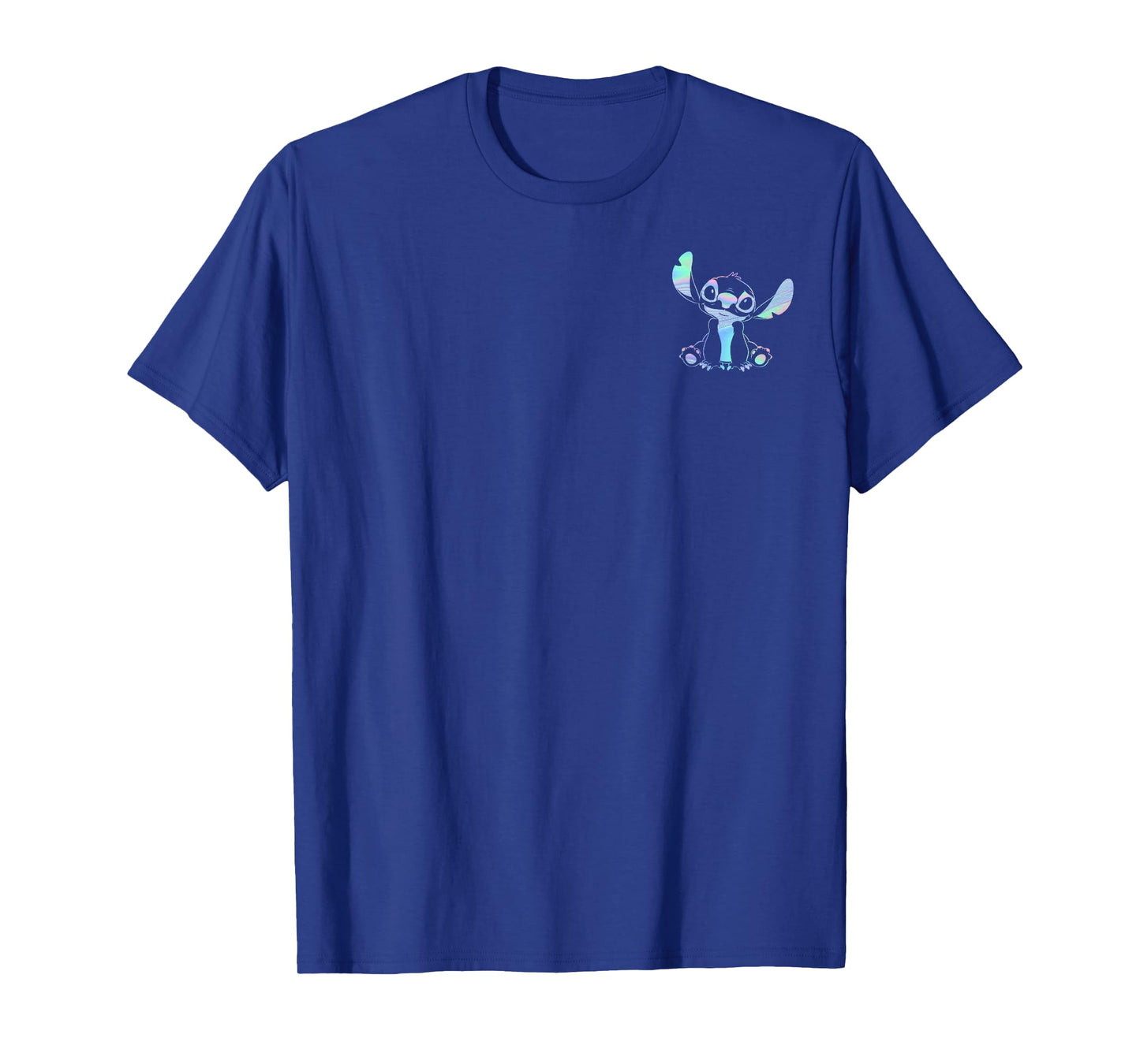Disney Lilo & Stitch Holographic Stitch Vintage Pocket Logo T-Shirt