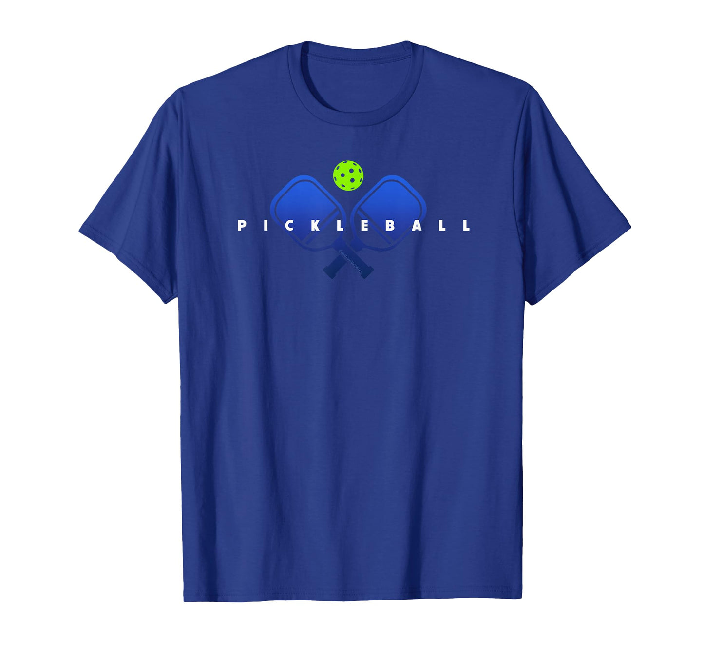 Cool Stylized Pickleball with Paddles and Ball Pickleball T-Shirt