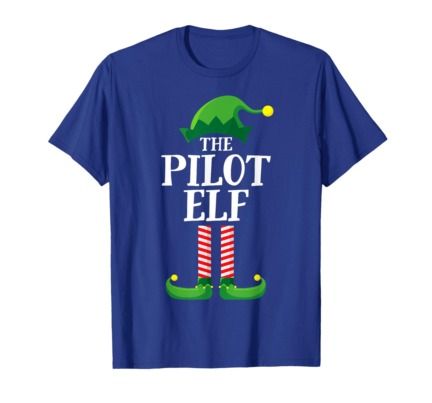 Pilot Elf Matching Family Group Christmas Party Pyjamas T-Shirt