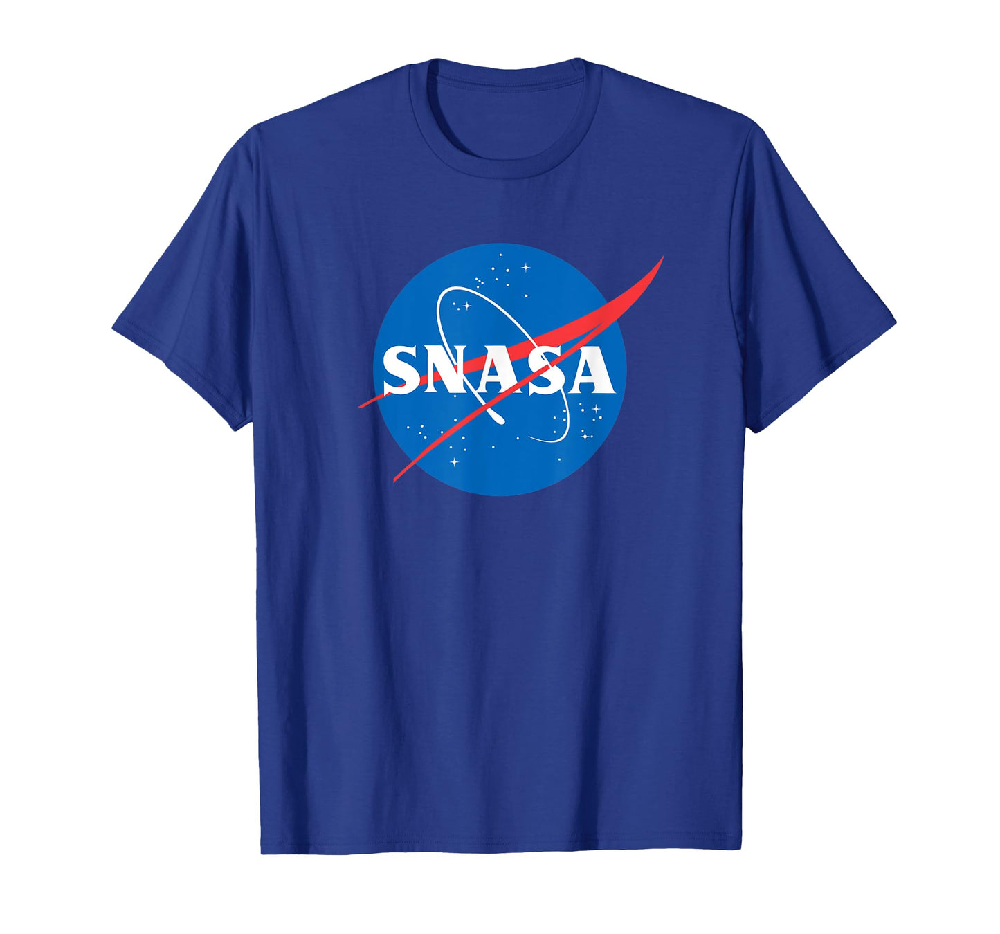SNASA Meatball Logo Insignia Space Clothing Graphic T-Shirt