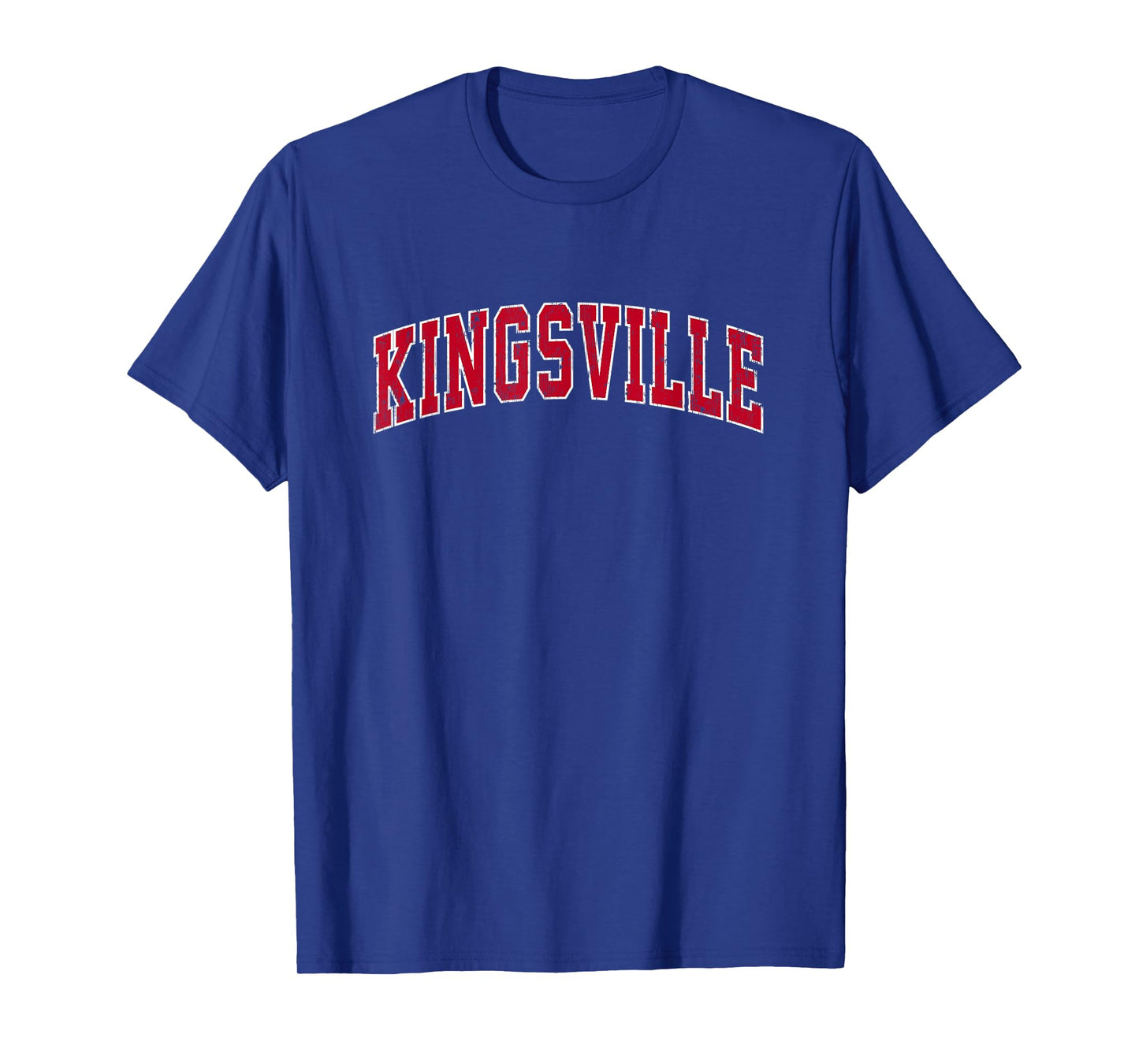 Kingsville Texas TX Vintage Sports Design Red Design T-Shirt