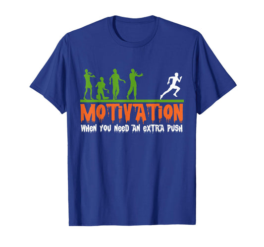 Zombie Halloween Costume Fitness Motivation, Funny Gym T-Shirt