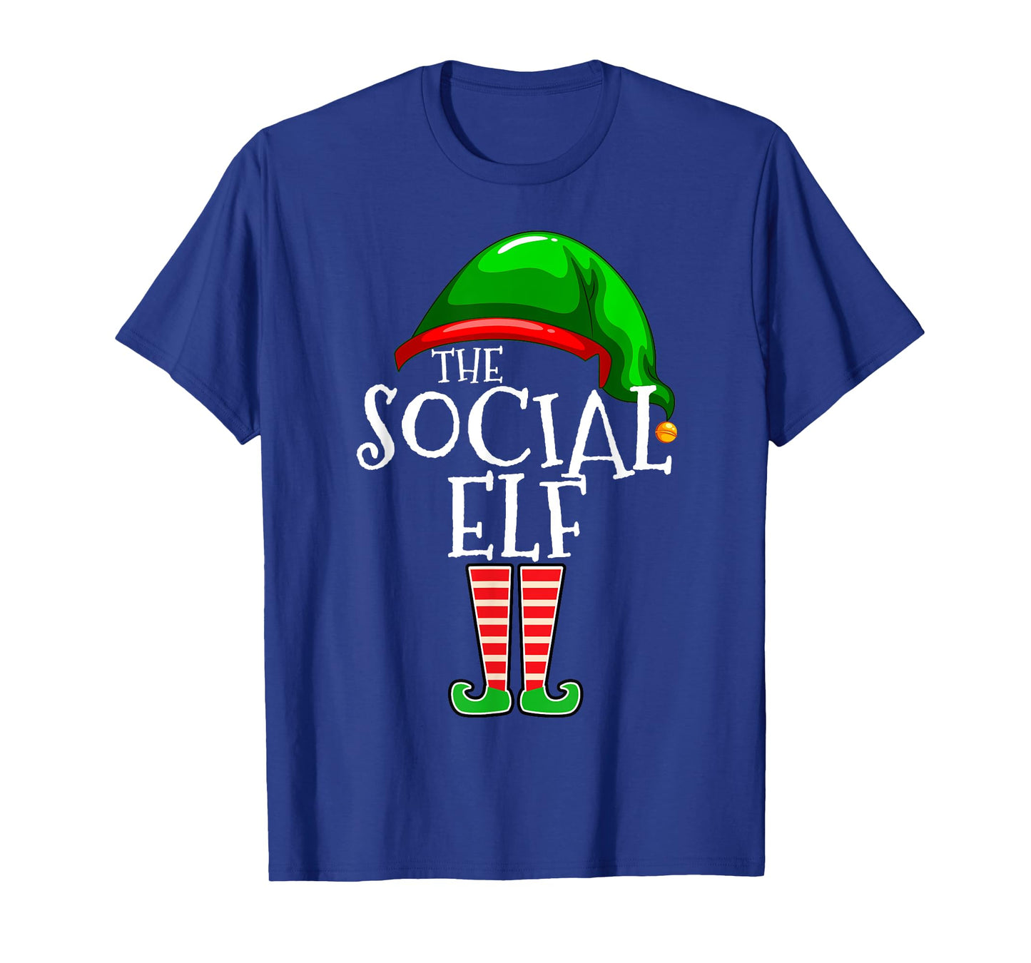 Social Elf Group Matching Family Christmas Gift Holiday T-Shirt