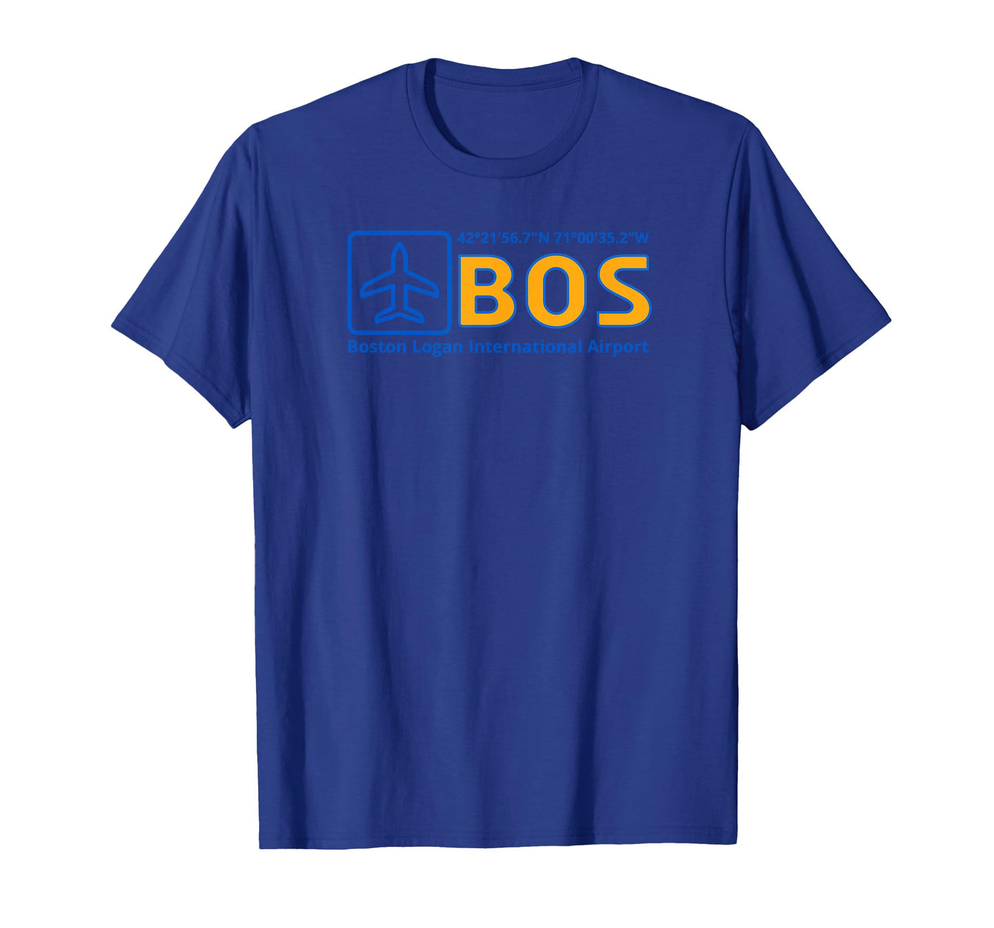 Boston Logan International Airport BOS Airport Area Code 617 T-Shirt